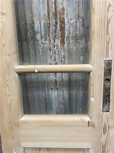 Antique French Double Doors (37.5x83) 3 Pane Glass, European Reclaimed G177