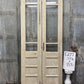 Antique French Double Doors (37.5x83) 3 Pane Glass, European Reclaimed G177