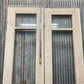 Antique French Double Doors (37.5x83) 3 Pane Glass, European Reclaimed G177