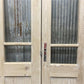 Antique French Double Doors (37.5x83) 3 Pane Glass, European Reclaimed G177