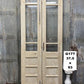 Antique French Double Doors (37.5x93) 3 Pane Glass, European Reclaimed G177
