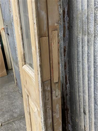 Antique French Double Doors (32.75x99.5) 1 Pane Glass, European Reclaimed G178