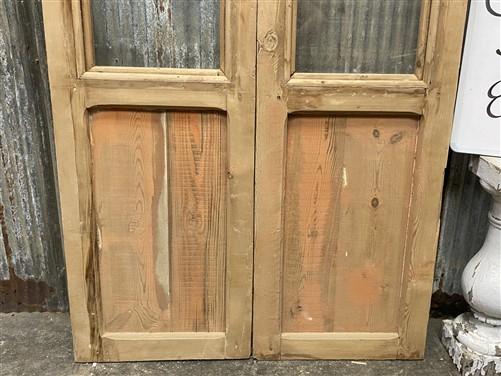 Antique French Double Doors (35.5x80.75) 1 Pane Glass, European Reclaimed G179