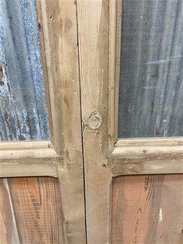 Antique French Double Doors (35.5x80.75) 1 Pane Glass, European Reclaimed G179