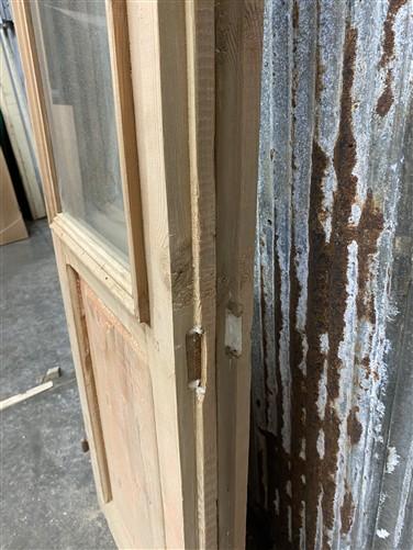 Antique French Double Doors (35.5x80.75) 1 Pane Glass, European Reclaimed G179