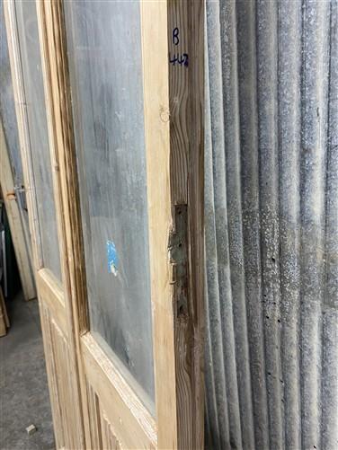 Antique French Double Doors (40x97.75) 1 Pane Glass, European Reclaimed G180