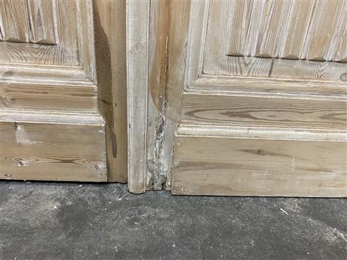 Antique French Double Doors (40x97.75) 1 Pane Glass, European Reclaimed G180