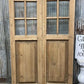 Antique French Double Doors (41.5x100.5) 10 Pane Glass, European Reclaimed G181