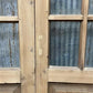 Antique French Double Doors (41.5x100.5) 10 Pane Glass, European Reclaimed G181