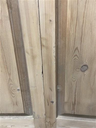 Antique French Double Doors (41.5x100.5) 10 Pane Glass, European Reclaimed G181