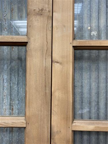 Antique French Double Doors (41.5x100.5) 10 Pane Glass, European Reclaimed G181