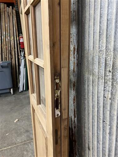 Antique French Double Doors (41.5x100.5) 10 Pane Glass, European Reclaimed G181