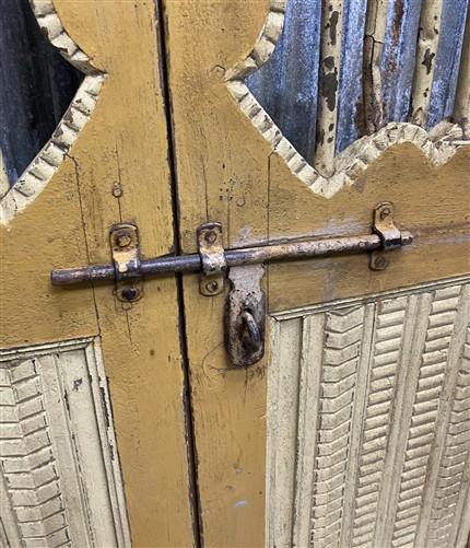 Vintage Indian Carved Teak Doors, Haveli Doors, Architectural Salvage, A116