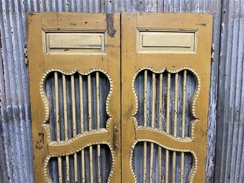 Vintage Indian Carved Teak Doors, Haveli Doors, Architectural Salvage, A116