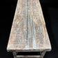 White Folding Table Vintage Dining Room Table Kitchen Island Portable Table A132