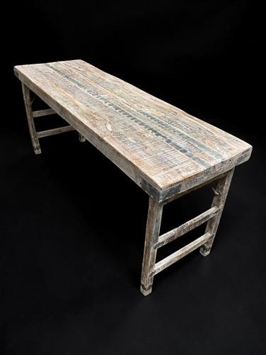White Folding Table Vintage Dining Room Table Kitchen Island Portable Table A132
