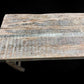 White Folding Table Vintage Dining Room Table Kitchen Island Portable Table A132