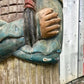 Tall Cigar Store Indian Folk Art, Tobacco Store American Indian Chief Statue A9