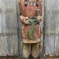 Tall Cigar Store Indian Folk Art, Tobacco Store American Indian Chief Statue A11