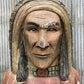 Tall Cigar Store Indian Folk Art, Tobacco Store American Indian Chief Statue A11