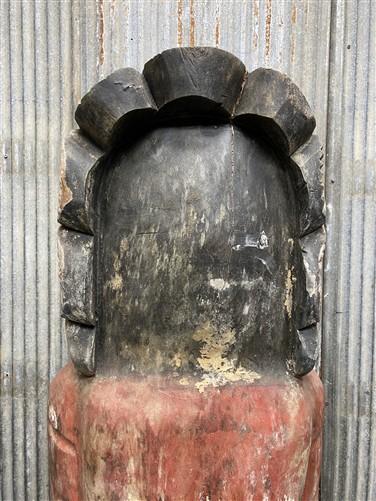 Tall Cigar Store Indian Folk Art, Tobacco Store American Indian Chief Statue A11