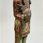 Tall Cigar Store Indian Folk Art, Tobacco Store American Indian Chief Statue A12
