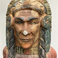 Tall Cigar Store Indian Folk Art, Tobacco Store American Indian Chief Statue A12
