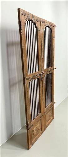 Vintage Indian Carved Teak Doors, Haveli Doors, Architectural Salvage, A117