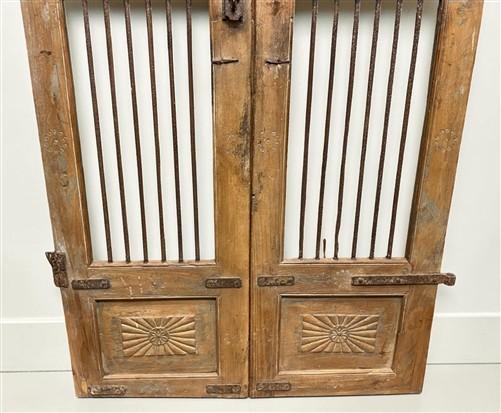 Vintage Indian Carved Teak Doors, Haveli Doors, Architectural Salvage, A117