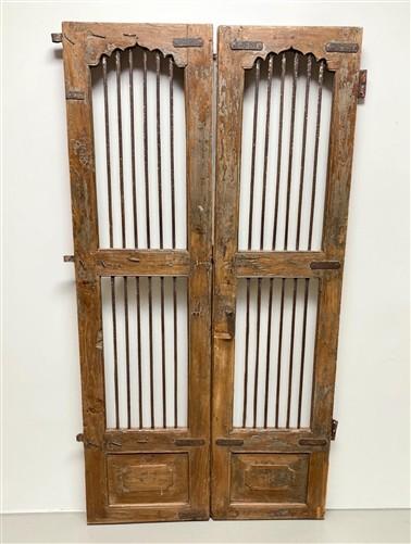Vintage Indian Carved Teak Doors, Haveli Doors, Architectural Salvage, A117