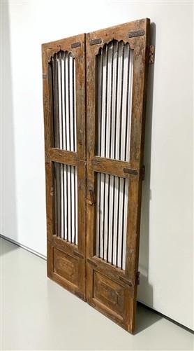 Vintage Indian Carved Teak Doors, Haveli Doors, Architectural Salvage, A117