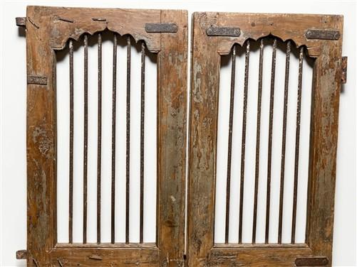 Vintage Indian Carved Teak Doors, Haveli Doors, Architectural Salvage, A117