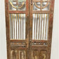 Indian Carved Wood Garden Gates Architectural Salvage Double Pair Vintage A118