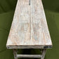 White Folding Table Vintage Dining Room Table Kitchen Island Portable Table A133
