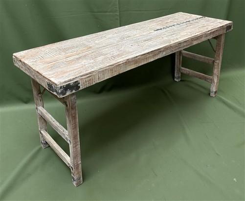 White Folding Table Vintage Dining Room Table Kitchen Island Portable Table A133
