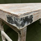 White Folding Table Vintage Dining Room Table Kitchen Island Portable Table A133