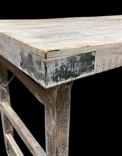 White Folding Table Vintage Dining Room Table Kitchen Island Portable Table A135