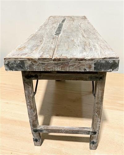 White Folding Table Vintage Dining Room Table Kitchen Island Portable Table A136