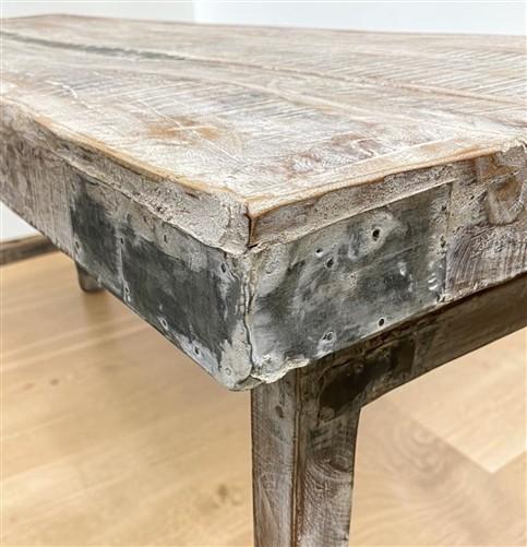 White Folding Table Vintage Dining Room Table Kitchen Island Portable Table A136