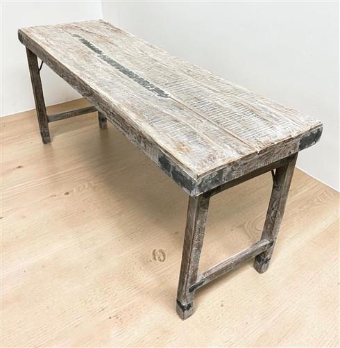 White Folding Table Vintage Dining Room Table Kitchen Island Portable Table A136