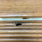 53" Oak Roll Top Desk Vintage Style Executive Pedestal Desk Tambour Writing Desk