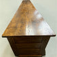 15'9" Bean Seed Counter, Vintage Oak Mercantile Store Display Cabinet Drawers