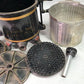 Enterprise 6 Qt No 31 Lard Press Cast Iron Sausage Stuffer Fruit Apple Cider B