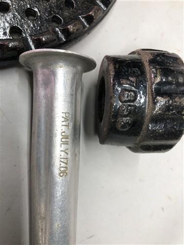 Enterprise 6 Qt No 31 Lard Press Cast Iron Sausage Stuffer Fruit Apple Cider B
