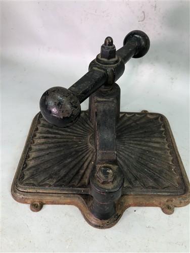 Cast Iron Book Binding Press 13.5x 9.5 Plate Copying Printer Letter Standing N