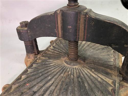 Cast Iron Book Binding Press 13.5x 9.5 Plate Copying Printer Letter Standing N