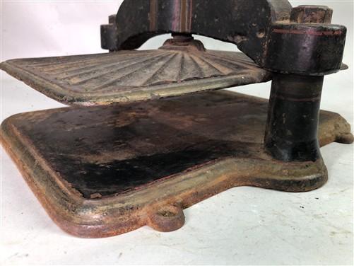 Cast Iron Book Binding Press 13.5x 9.5 Plate Copying Printer Letter Standing N