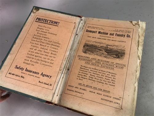 1916 City Directory Rock Island Moline Illinois, Genealogy, Family History, A