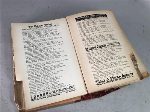 1918 City Directory Rock Island Moline Illinois, Genealogy, Family History, B