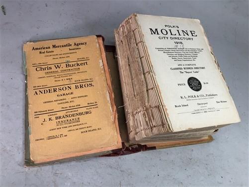 1918 City Directory Rock Island Moline Illinois, Genealogy, Family History, B